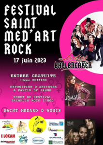 Affiche St Med'Art Rock